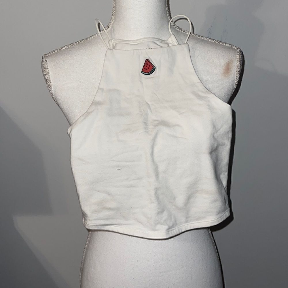 Women’s small white watermelon shirt Aeropostale